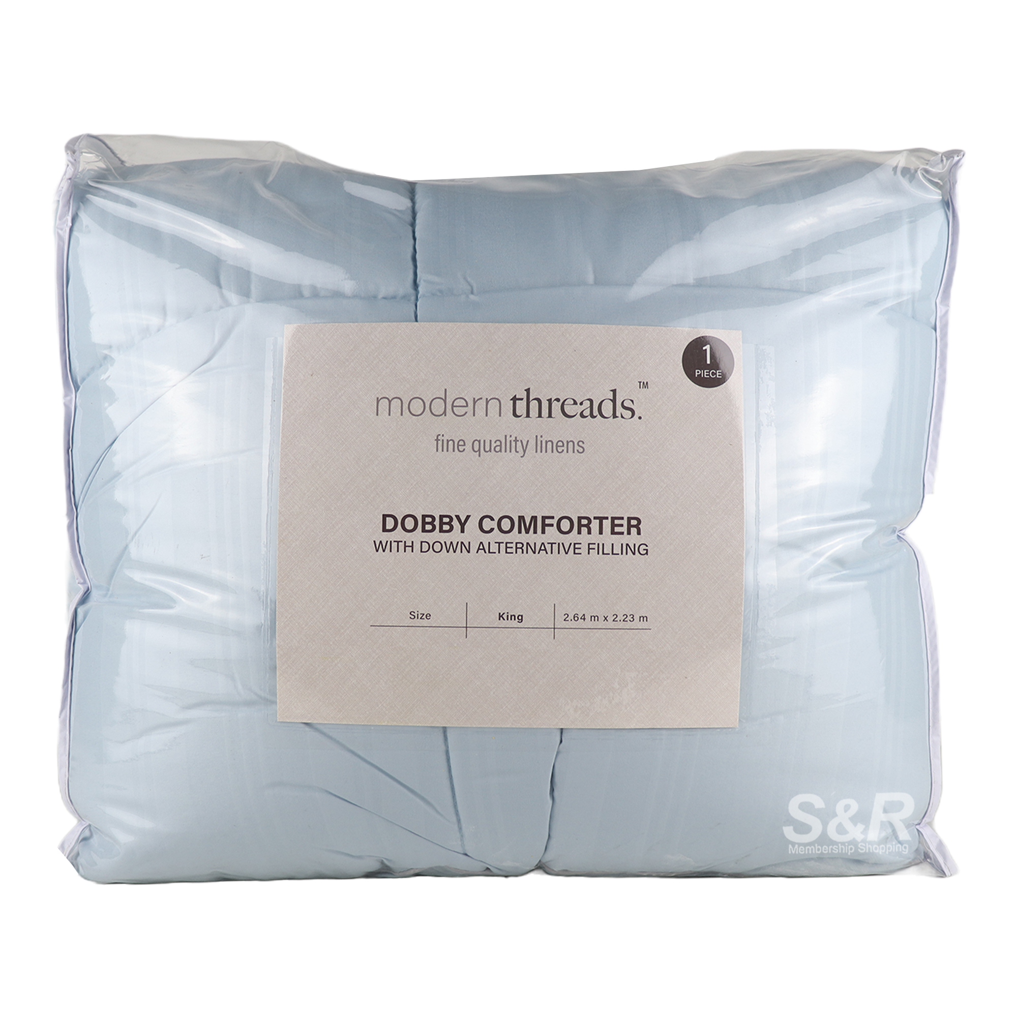 Modern Threads Blue Dobby Comforter King 1pc